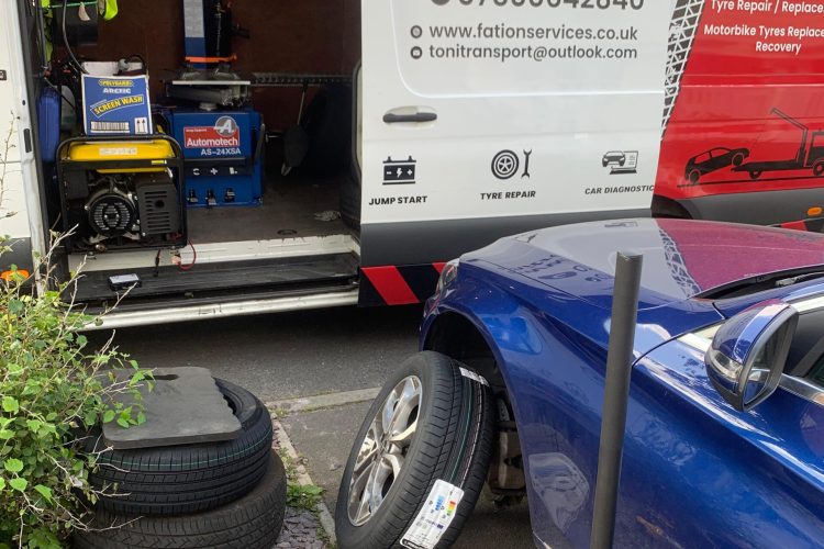 Mobile Tyre fitting at home, Work or roadside